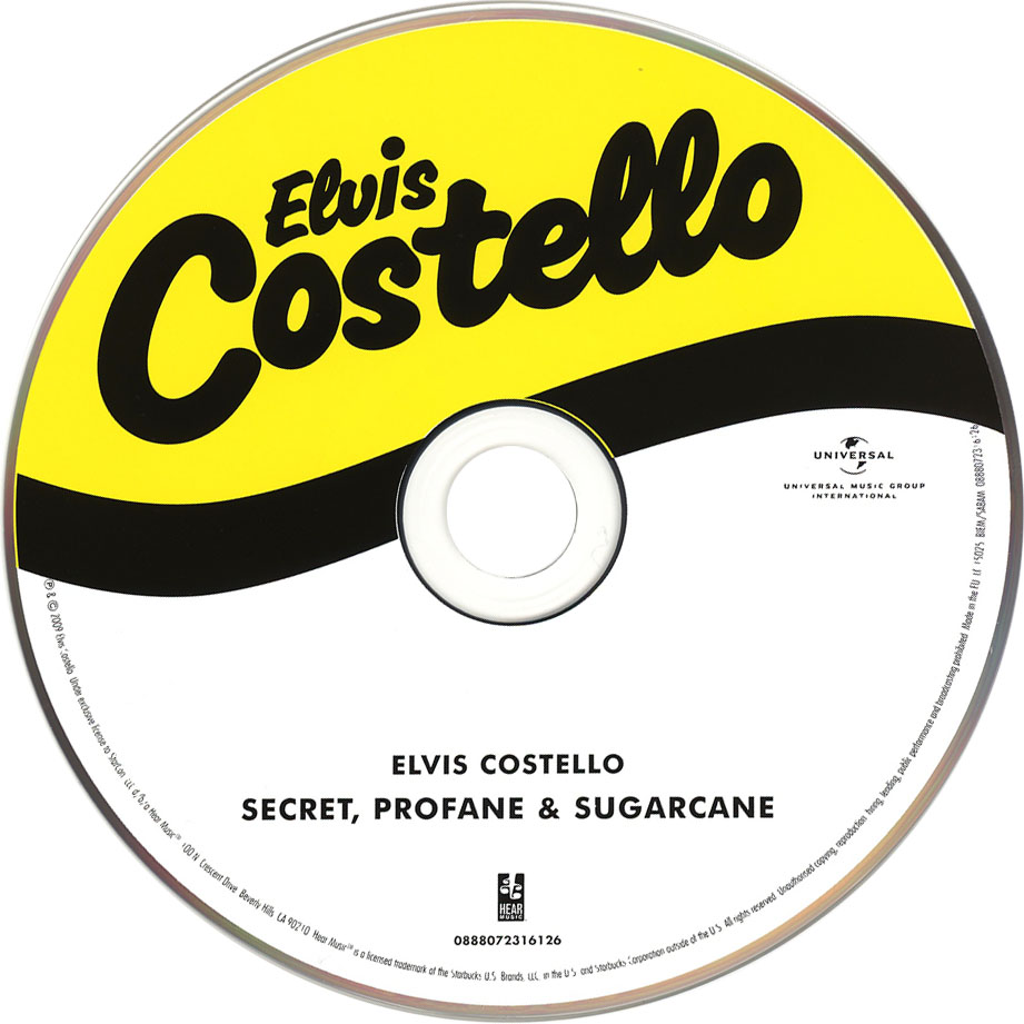 Elvis Costello  Secret, Profane Y Sugarcane : CD